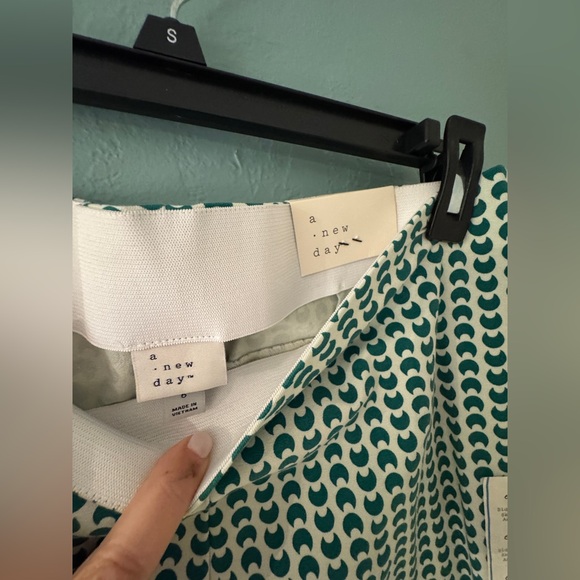 a new day Green and White Skinny Pants - Picture 3 of 6